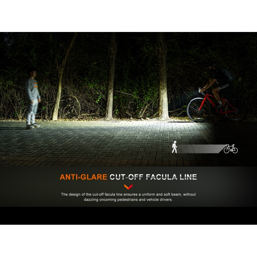 Fenix BC15R - LED prigušiva punjivo svetlo za bicikl LED/USB IP66 400 lm 31,5 h 2600 mAh