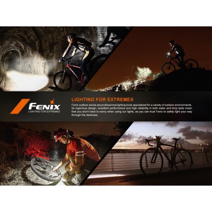 Fenix BC15R - LED prigušiva punjivo svetlo za bicikl LED/USB IP66 400 lm 31,5 h 2600 mAh