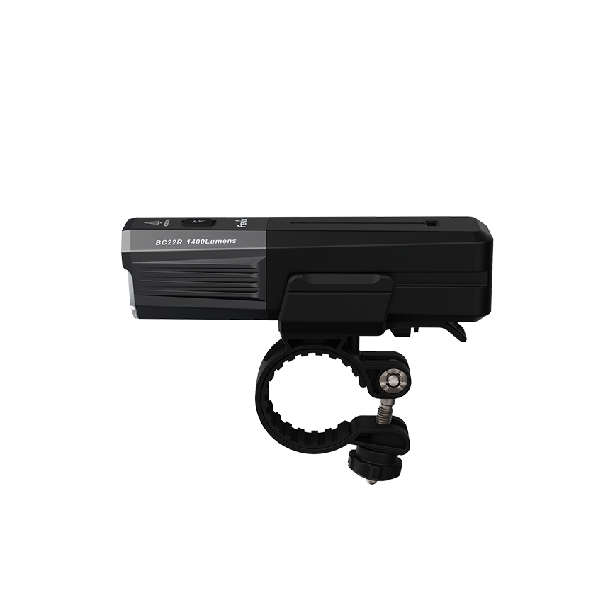 Fenix BC22R - LED prigušiva punjiva biciklistička svetiljka LED/USB 3400 mAh IP66 1400 lm 41 h crna