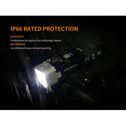 Fenix BC25R - Punjiva LED lampa za bicikl LED/USB IP66 600 lm 36 h