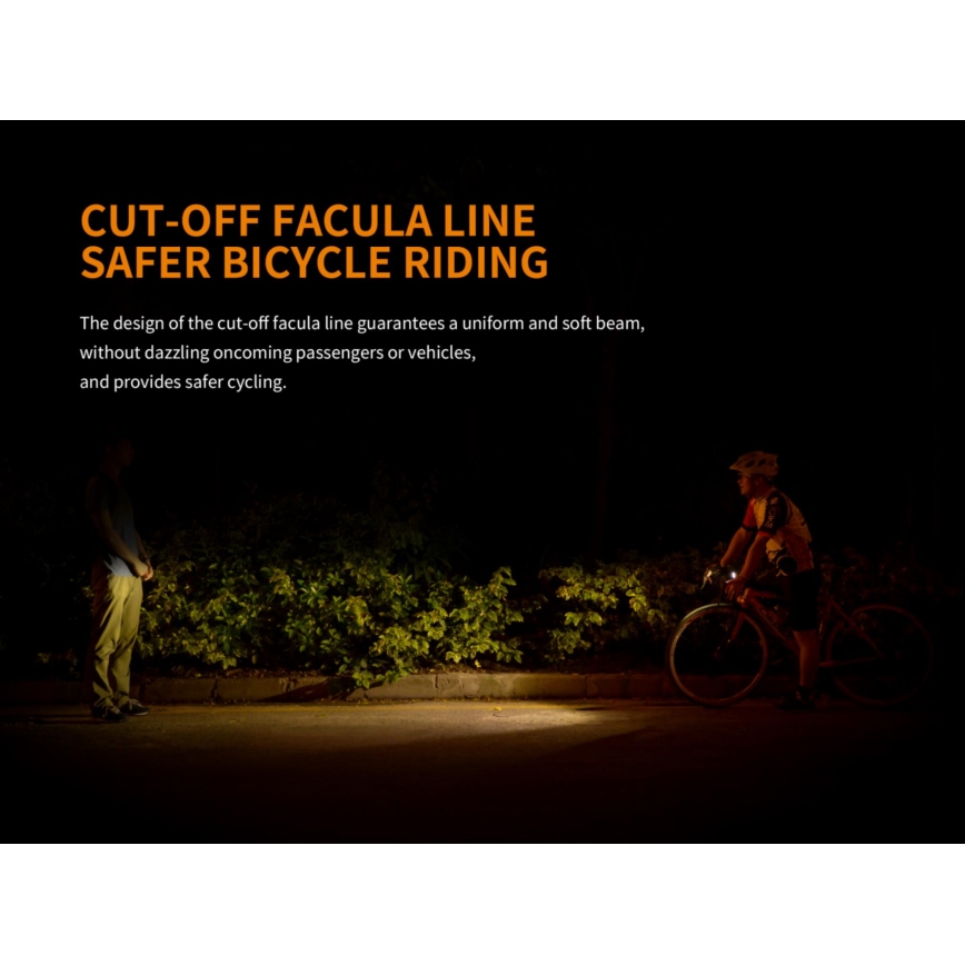 Fenix BC25R - Punjiva LED lampa za bicikl LED/USB IP66 600 lm 36 h