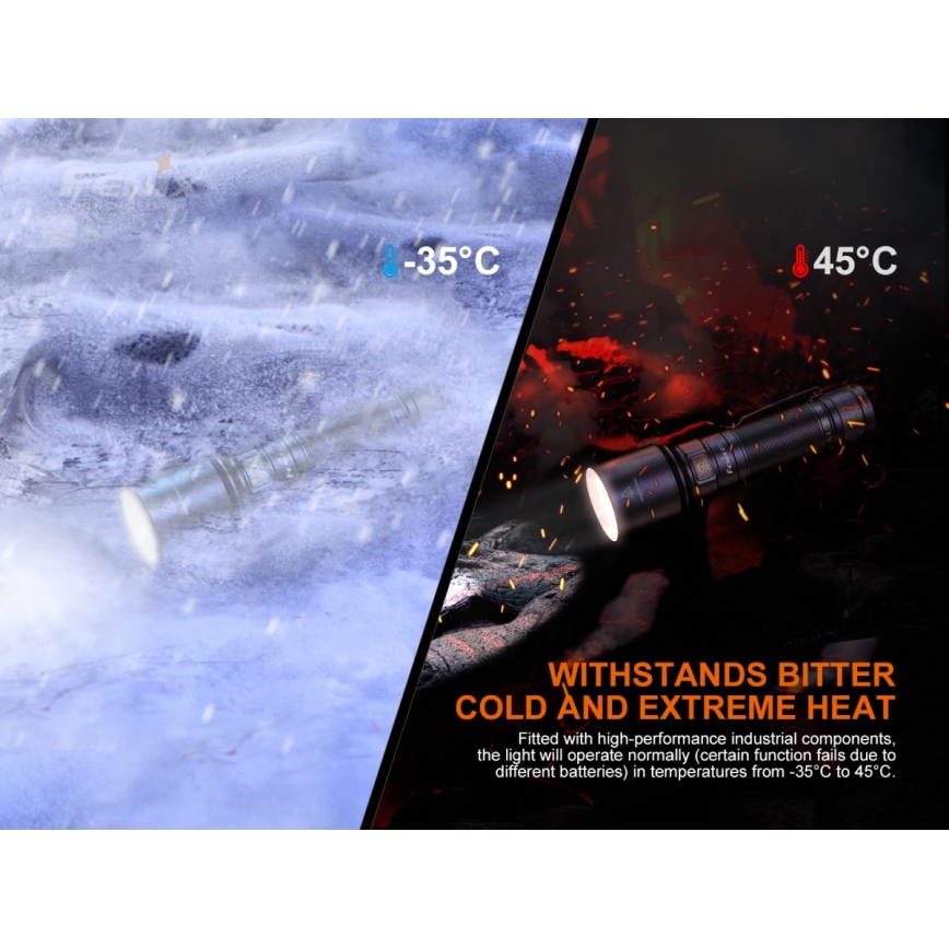 Fenix C7 - prigušiva punjiva baterijska lampa LED/1x21700 IP68 3000 lm 68 h