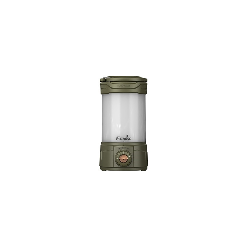 Fenix CL26RPROOLI - LED prenosiva punjiva lampa sa prigušiva funkcijom, LED/USB, IP66, 650 lm, 408 h, 5000 mAh, zelena