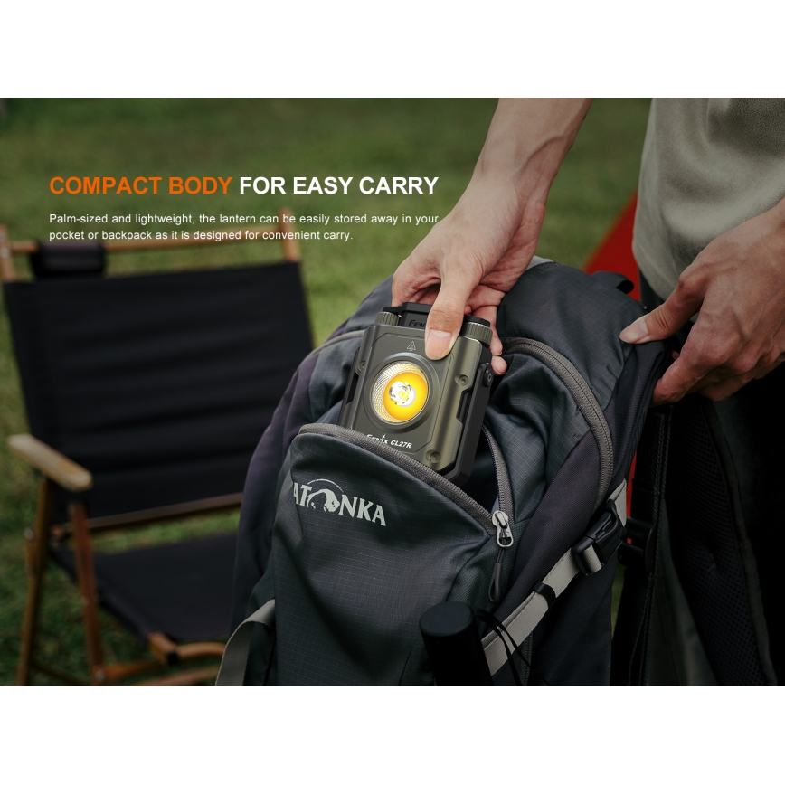 Fenix CL27RGRE - LED prigušiva punjiva svetiljka LED/USB IP66 1600 lm 285 h 5000 mAh