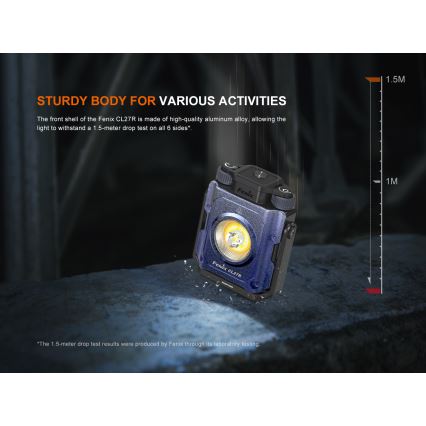 Fenix CL27RGRE - LED prigušiva punjiva svetiljka LED/USB IP66 1600 lm 285 h 5000 mAh