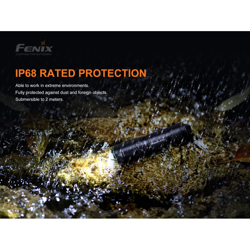 Fenix E01V20BLC - LED baterijska lampa LED/1xAAA IP68 100 lm 25 h