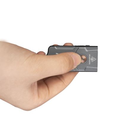 Fenix E03RV20GREY - Punjiva LED baterijska lampa LED/USB IP66 500 lm 30 h 400 mAh