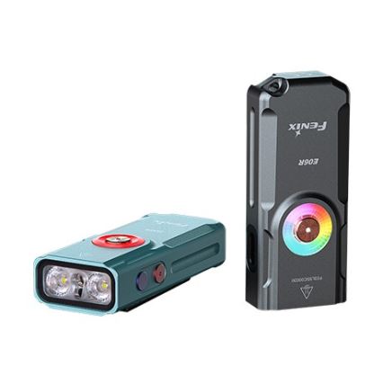 Fenix E06RGRY - LED prigušiva punjiva ručna baterijska lampa UV LED/USB IP66 700 lm 60 h 750 mAh siva