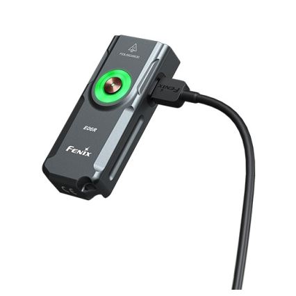 Fenix E06RGRY - LED prigušiva punjiva ručna baterijska lampa UV LED/USB IP66 700 lm 60 h 750 mAh siva