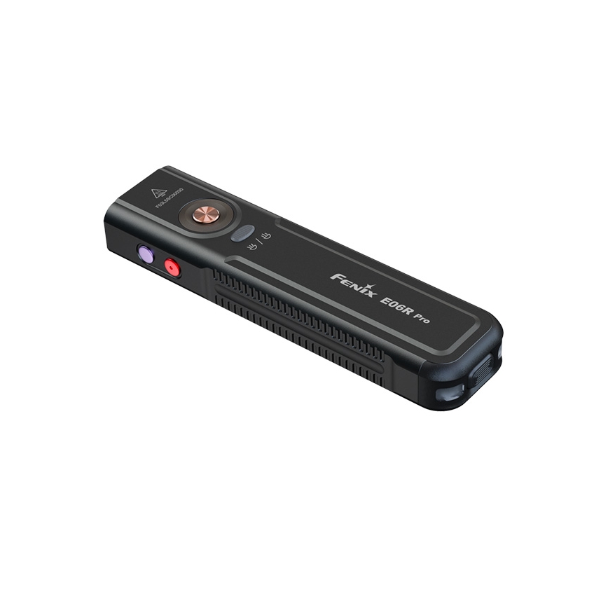 Fenix E06RPROEUBLC- LED prigušiva punjiva baterijska lampa LED/USB 1650 mAh IP66 1600 lm 111 h crna