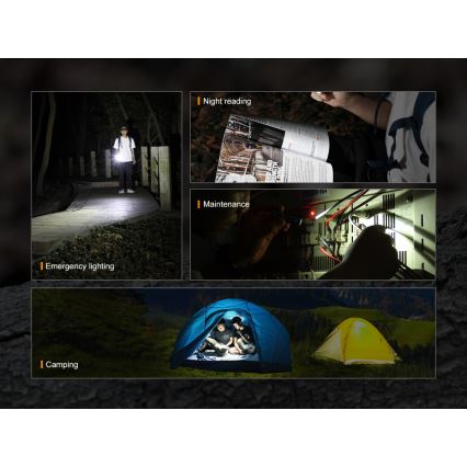 Fenix E09R - punjiva LED baterijska lampa, USB, IP68, 600 lm, do 70 h rada