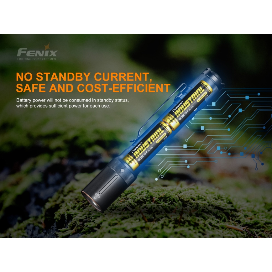 Fenix E20V20 - LED baterijska lampa LED/2xAA IP68 350 lm 200 h