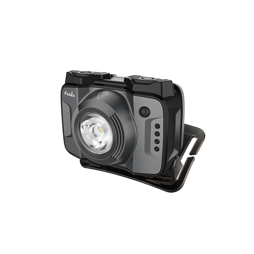 Fenix HL12RV20BLC - LED prigušiva punjiva čelna lampa LED/USB 950 mAh IP66 500 lm 112 h crna