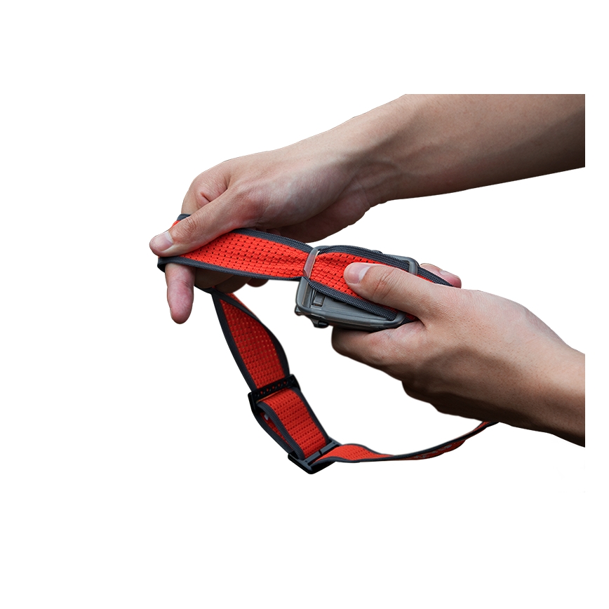 Fenix HL16V2BLK - LED čelna lampa LED/3xAAA IP66 450 lm 200 h crna/narandžasta