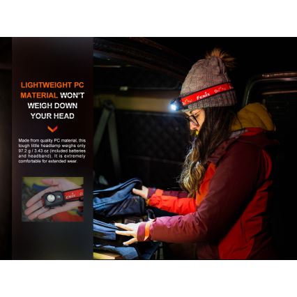 Fenix HL16V2GRN - LED čelovka LED/3xAAA IP66 450 lm 200 h zelena