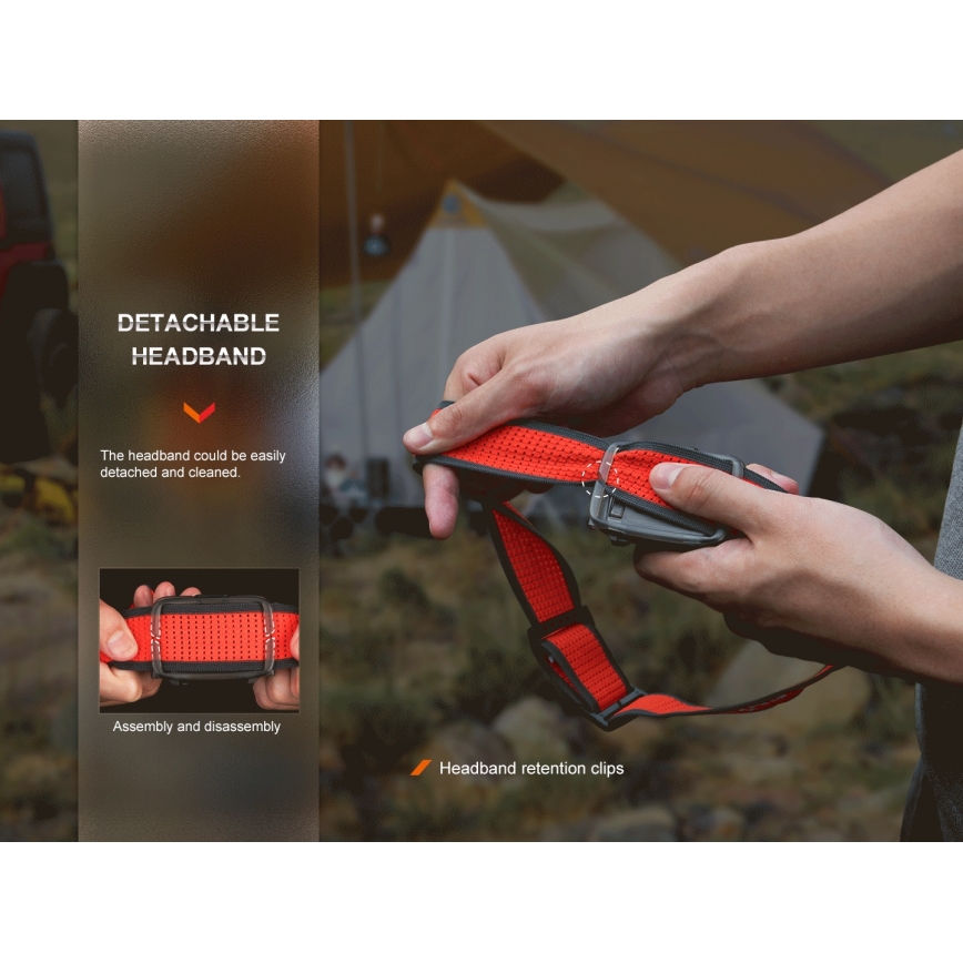 Fenix HL16V2GRN - LED čelovka LED/3xAAA IP66 450 lm 200 h zelena