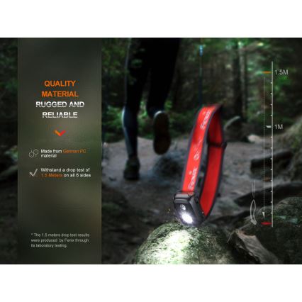 Fenix HL16V2PIN - LED čeona lampa LED/3xAAA IP66 450 lm 200 h, ružičasta