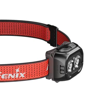 Fenix HL18RTV20BLC - LED prigušiva punjiva čelna lampa LED/USB/3xAAA IP66 800 lm 160 h 1900 mAh crna/narandžasta