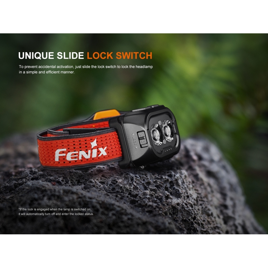 Fenix HL18RTV20WHT - prigušiva punjiva LED čelovka LED/USB IP66 800 lm 160 h bela/crna