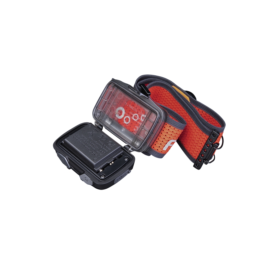 Fenix HL32RTBLCK - LED punjiva čelna lampa LED/USB/3xAAA IP66 800 lm 300 h 1900 mAh crna/narandžasta