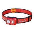 Fenix HL32RTRED - punjiva LED čelna lampa LED/USB/3xAAA IP66 800 lm 300 h crvena/narandžasta