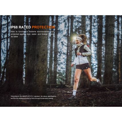 Fenix HM23V20 - prigušiva LED čeona lampa LED/1xAA IP68 300 lm 100 h