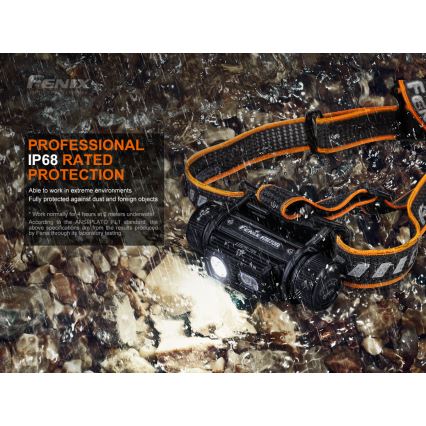 Fenix HM70R - LED punjiva čelna lampa 4xLED/1x21700 IP68 1600 lm 800 h 5000 mAh