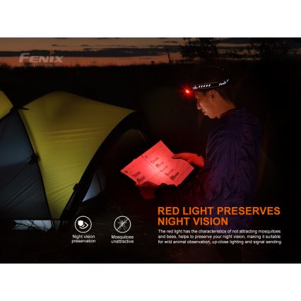 Fenix HM70R - LED punjiva čelna lampa 4xLED/1x21700 IP68 1600 lm 800 h 5000 mAh