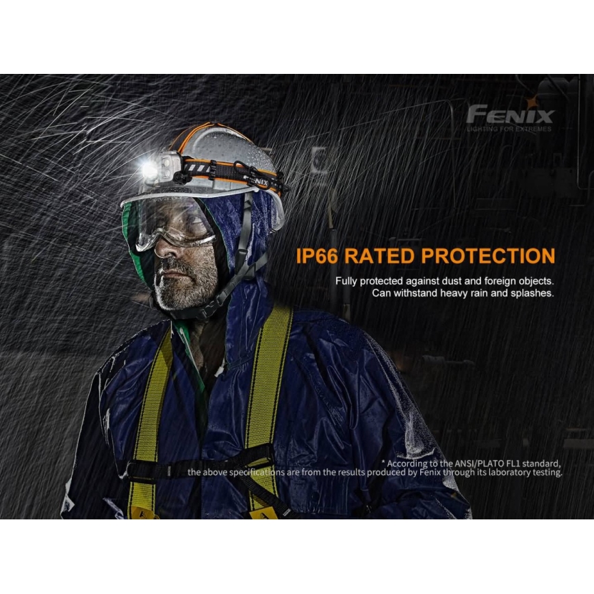 Fenix HP25RV20 - LED prigušiva punjiva čeona lampa 3xLED/1x21700 IP66 1600 lm 800 h