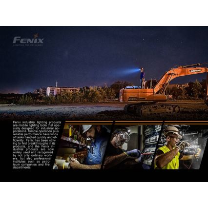 Fenix HP25RV20 - LED prigušiva punjiva čeona lampa 3xLED/1x21700 IP66 1600 lm 800 h