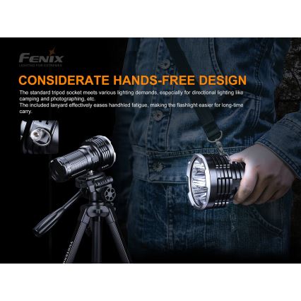 Fenix LR50R - LED punjiva baterijska lampa 4xLED/USB IP68 12000 lm 58 h