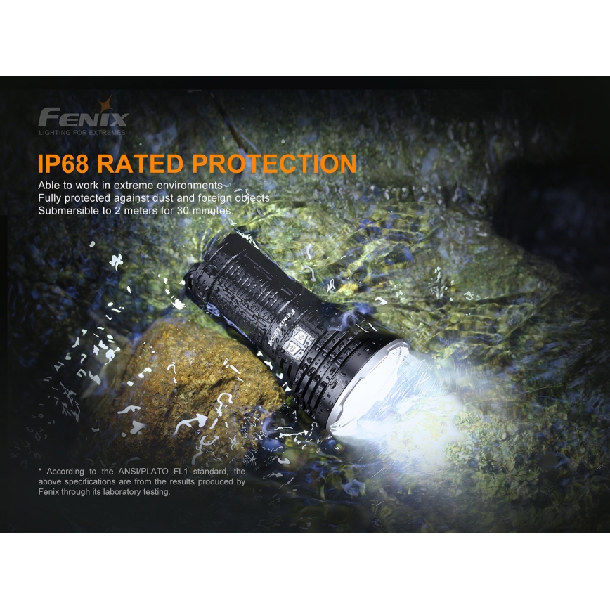 Fenix LR50R - LED punjiva baterijska lampa 4xLED/USB IP68 12000 lm 58 h