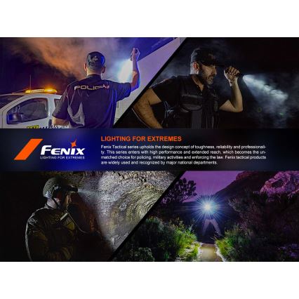 Fenix PD36RACE - prigušiva LED punjiva baterijska lampa LED/USB 5000 mAh IP68 3000 lm 63,45 h crna