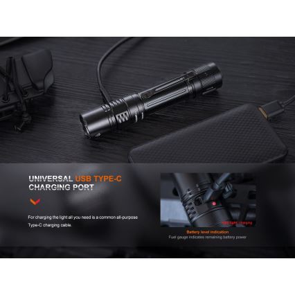 Fenix PD36RPRO - LED taktička punjiva svetiljka LED/USB IP68 2800 lm 42 h 5000 mAh
