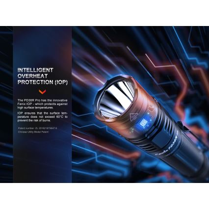 Fenix PD36RPRO - LED taktička punjiva svetiljka LED/USB IP68 2800 lm 42 h 5000 mAh