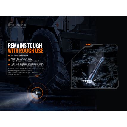 Fenix TK20RV20 - LED taktička punjiva lampa LED/USB IP68 3000 lm 48 h