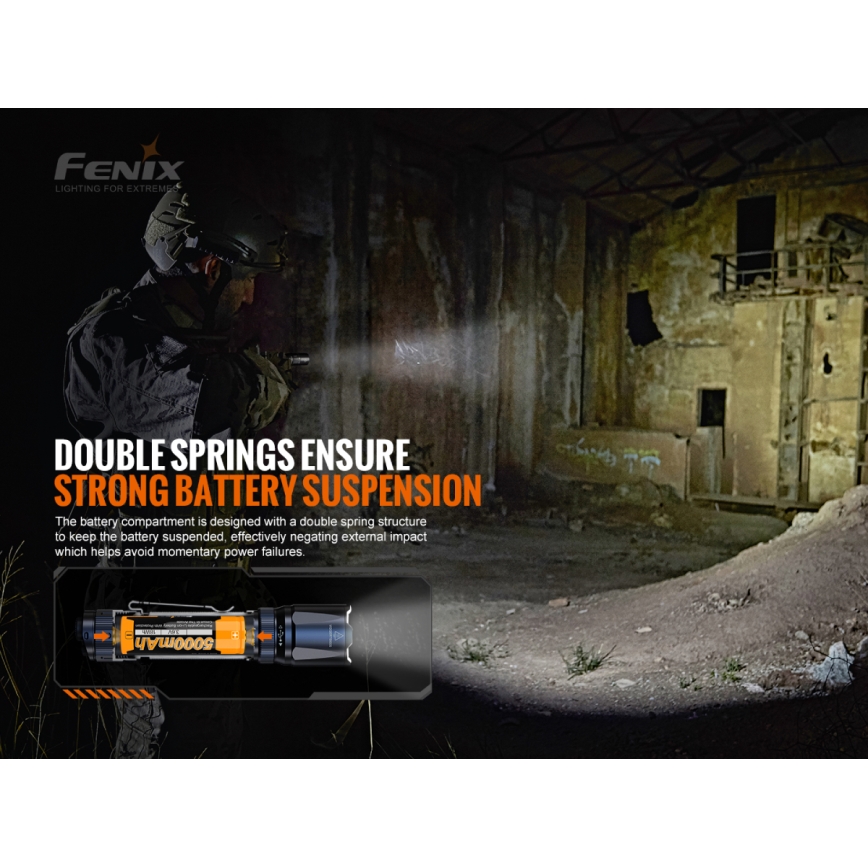 Fenix TK20RV20 - LED taktička punjiva lampa LED/USB IP68 3000 lm 48 h
