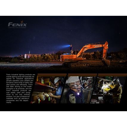 Fenix WT16R - punjiva LED baterijska lampa 2xLED/USB IP66 300 lm 30 h