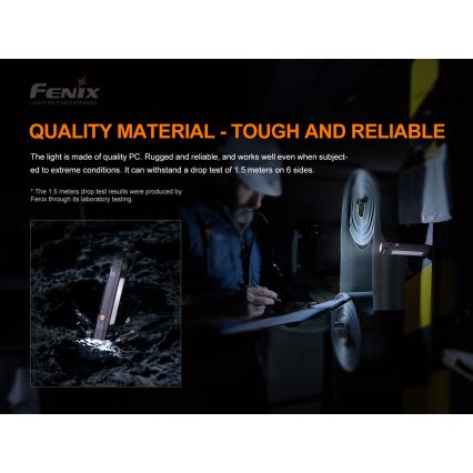 Fenix WT16R - punjiva LED baterijska lampa 2xLED/USB IP66 300 lm 30 h