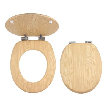 FERRO - Daska za WC SoftClose (prigušiva), MDF/dekor jasen