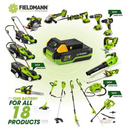 Fieldmann - Akumulatorska ugaona brusilica 20V