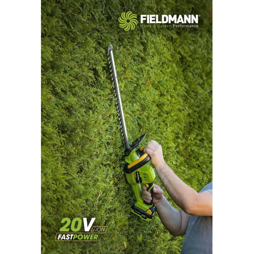 Fieldmann - Akumulatorske makaze za živu ogradu 20V