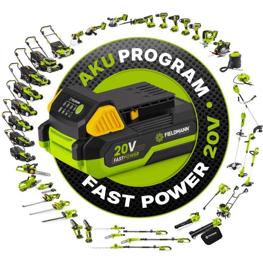 Fieldmann - Akumulatorski vrtni kultivator 20 V