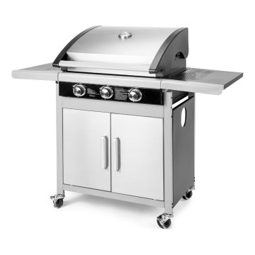 Fieldmann - Plinski roštilj 3x gorionika mat hrom