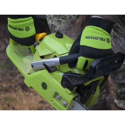 Fieldmann - Radne rukavice XL crne/zelene