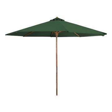 Fieldmann - Vrtni suncobran, prečnik 3 m, zelene boje / u boji akacije