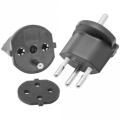 Fiksni adapter za Švajcarsku SCHUKO/J 230V IP44 crna