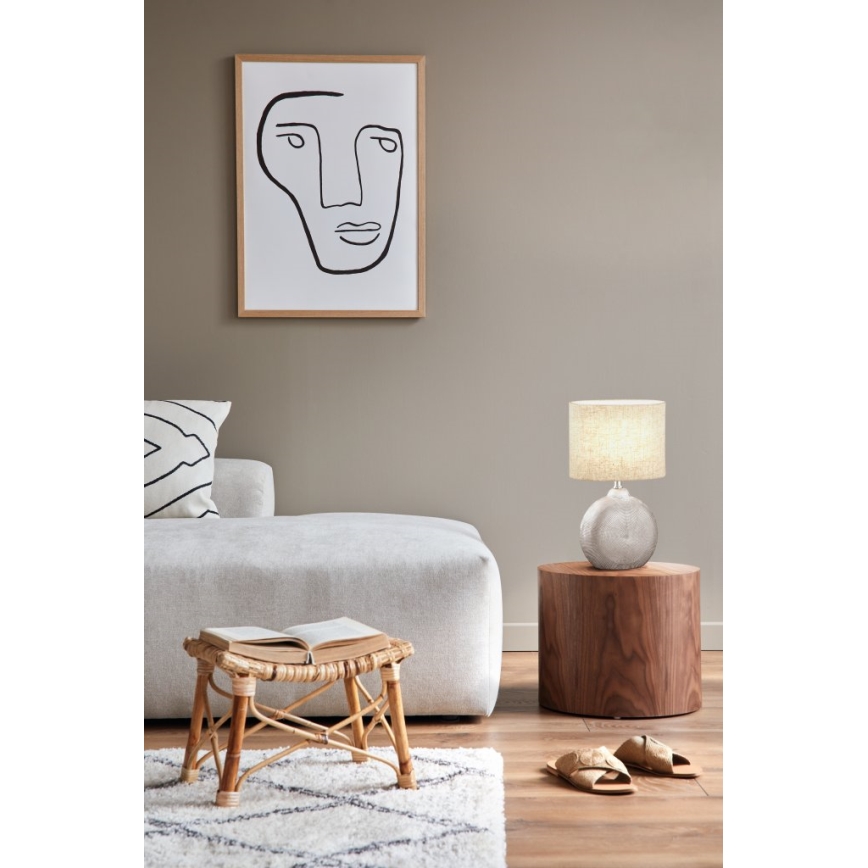 Fischer & Honsel 50469 - Stona lampa FORO 1xE14/40W/230V