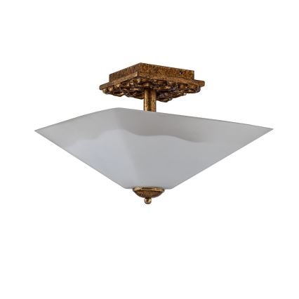 Flambeau STAR-F-S-DG - Plafonska svetiljka STAR 2xE27/40W/230V bakarna