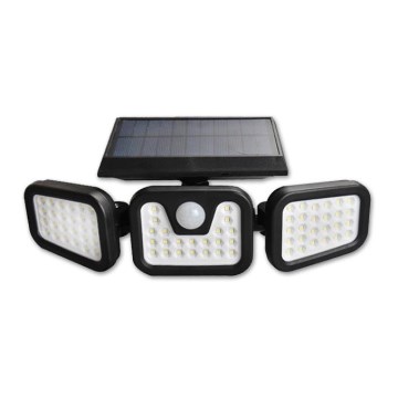 Fleksibilan solarni LED reflektor sa senzorom 15W/3,7V 2400 mAh IP54 4500K